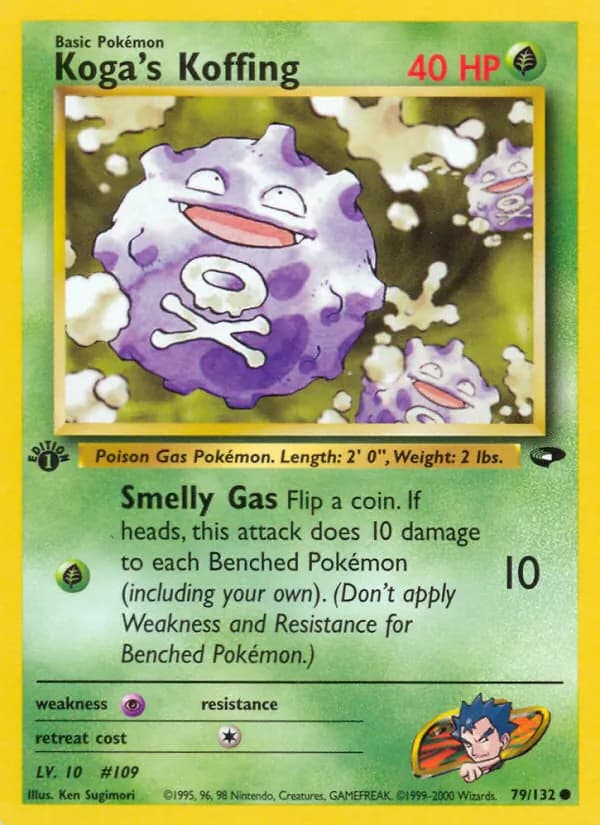 Koga's Koffing card in English