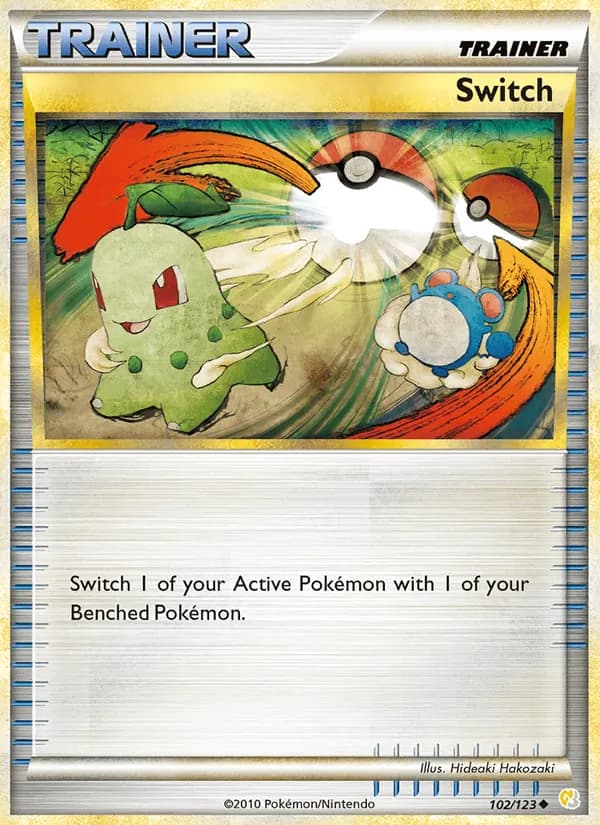 Switch card in English