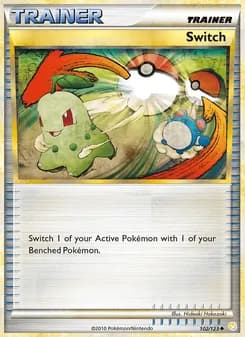 Switch card in English