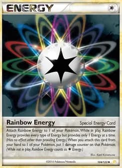Rainbow Energy card in English