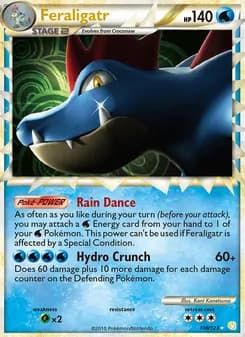 Feraligatr card in English