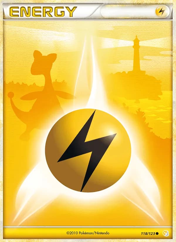 Lightning Energy card in English