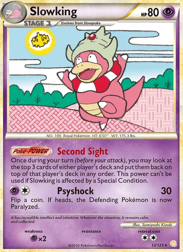 Slowking card in English