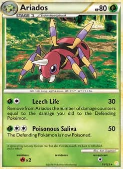 Ariados card in English