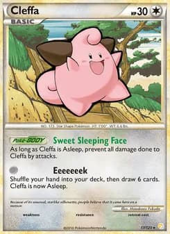 Cleffa card in English
