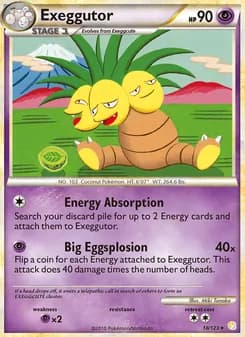 Exeggutor card in English