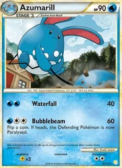 Azumarill card in English