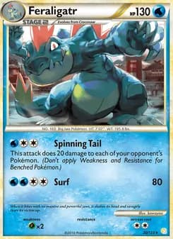Feraligatr card in English