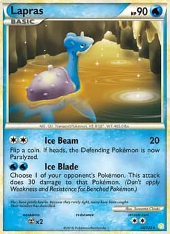 Lapras card in English