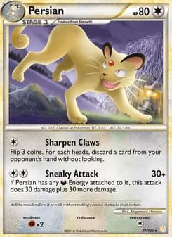 Persian card in English