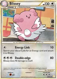 Blissey card in English