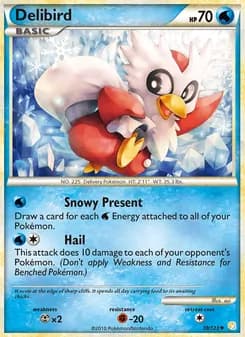 Delibird card in English