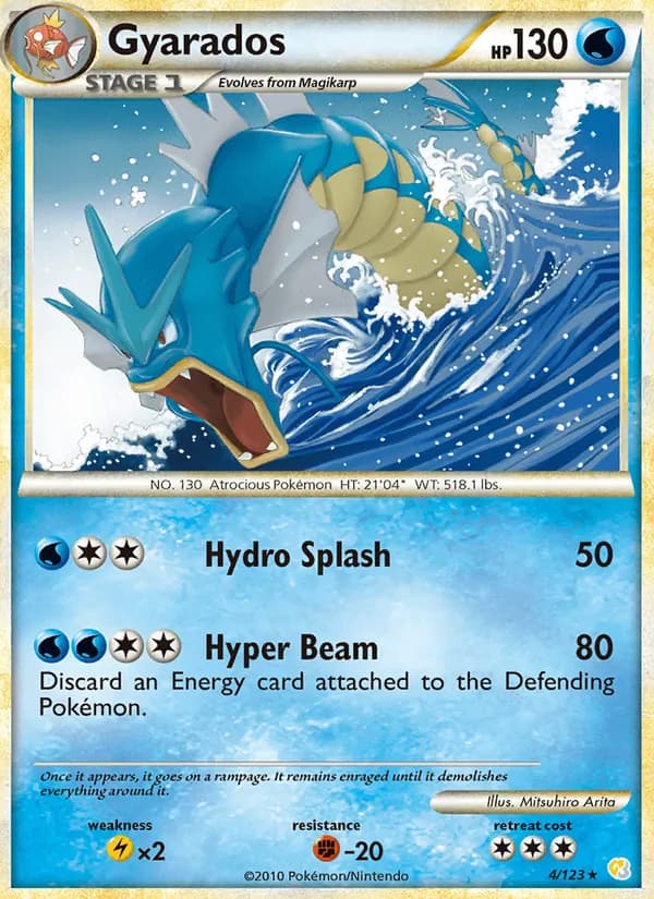 Gyarados card in English