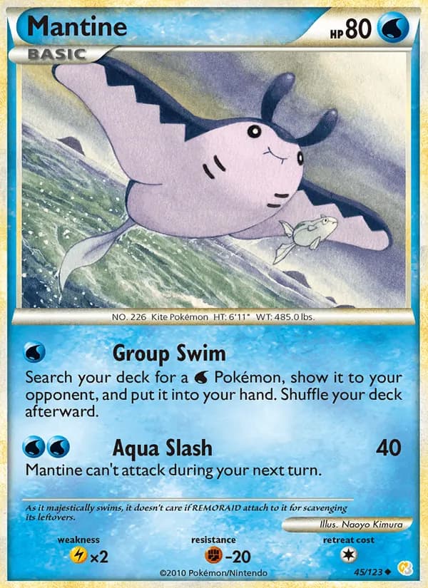 Mantine card in English