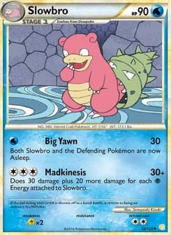 Slowbro card in English