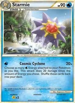 Starmie card in English