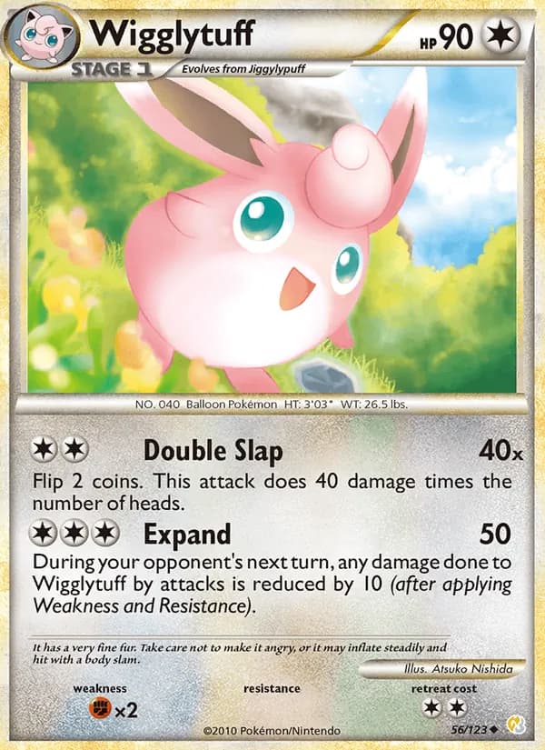 Wigglytuff card in English
