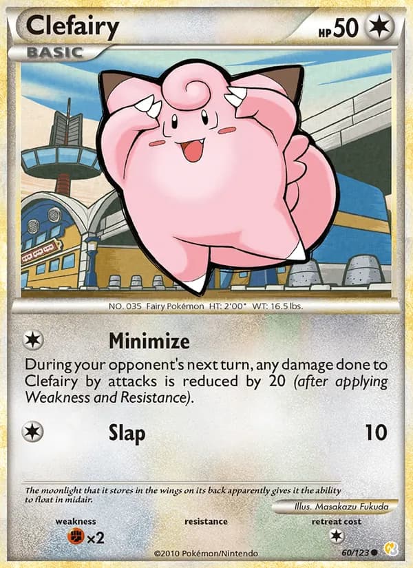 Clefairy card in English