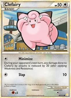Clefairy card in English
