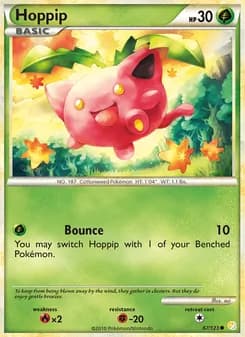 Hoppip card in English