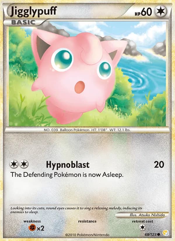 Jigglypuff card in English