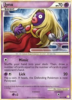 Jynx card in English