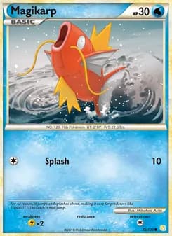Magikarp card in English