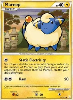 Mareep card in English