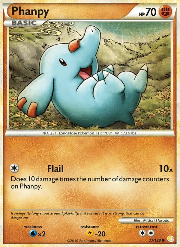 Phanpy card in English