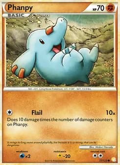 Phanpy card in English