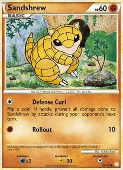 Sandshrew card in English