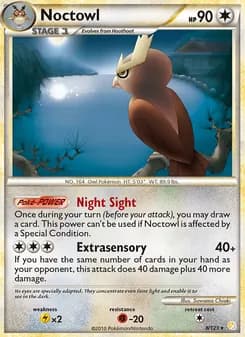 Noctowl card in English
