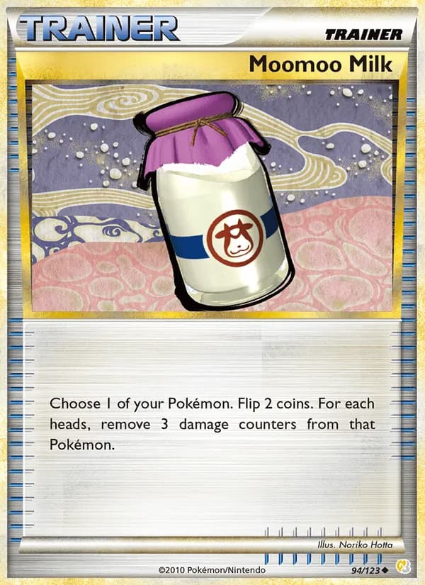 Moomoo Milk card in English
