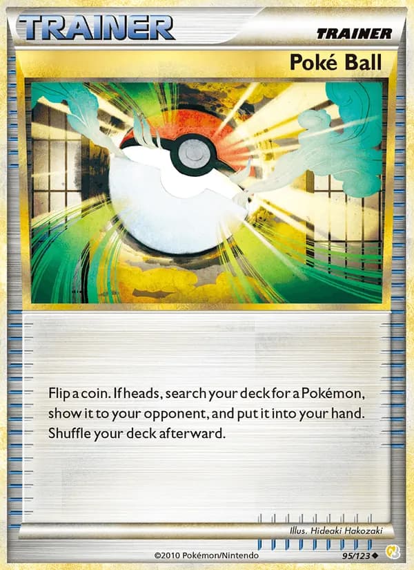 Poké Ball card in English