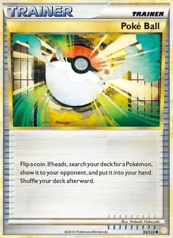 Poké Ball card in English