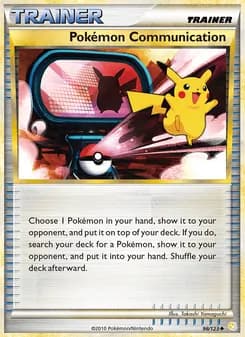 Pokémon Communication card in English