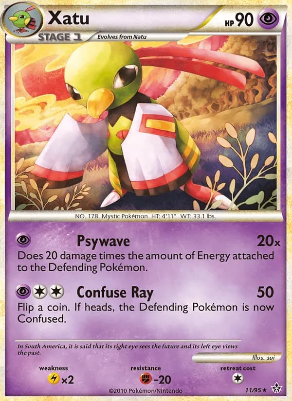 Xatu card in English
