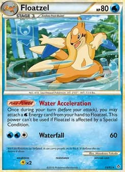 Floatzel card in English