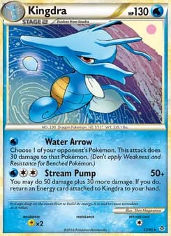 Kingdra card in English