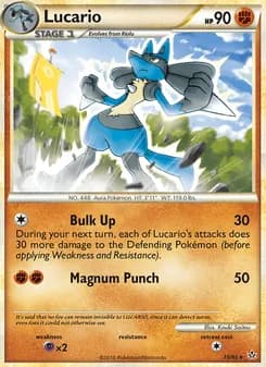 Lucario card in English