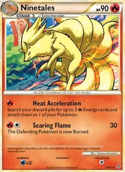 Ninetales card in English