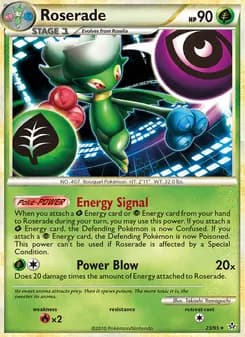 Roserade card in English