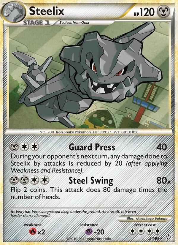 Steelix card in English