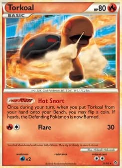 Torkoal card in English