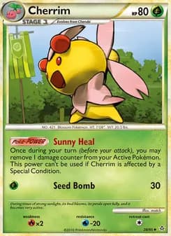 Cherrim card in English