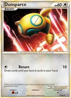 Dunsparce card in English