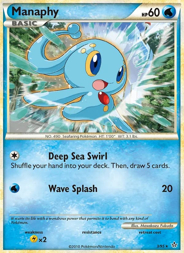 Manaphy card in English
