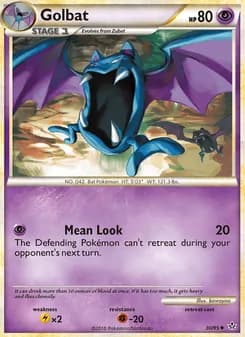 Golbat card in English