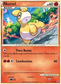 Numel card in English