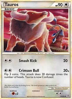 Tauros card in English